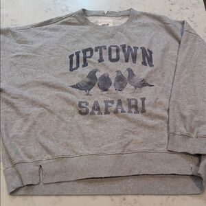 Aerie “Uptown Safari” Distressed Sweatshirt – XXL